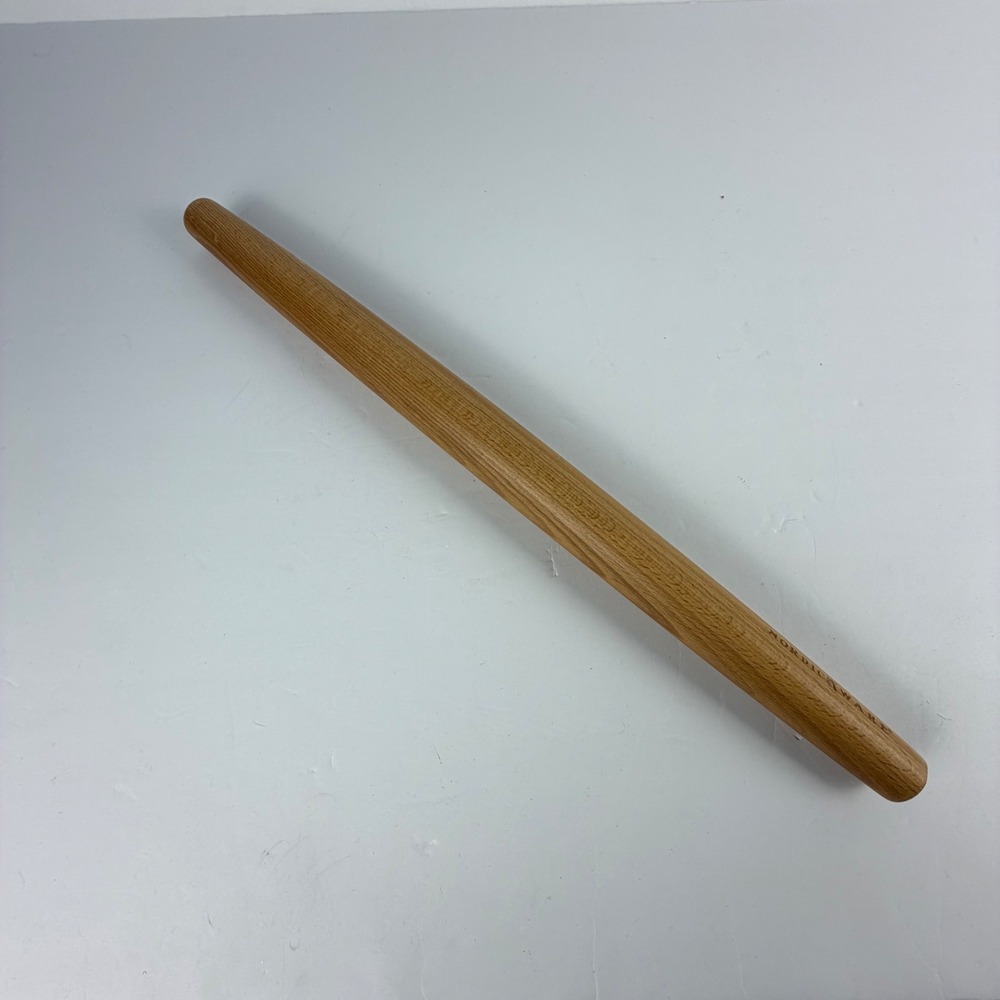 Nordic Ware French Rolling Pin Natural Beechwood 19 Inch Tapered Baker Tool